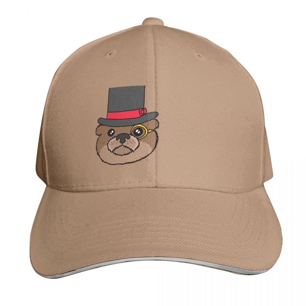 Otterly Fancy otter with tophat Baseball Cap golf hat genuine tea Hat Anime New In Hat Unisex Hats Womens