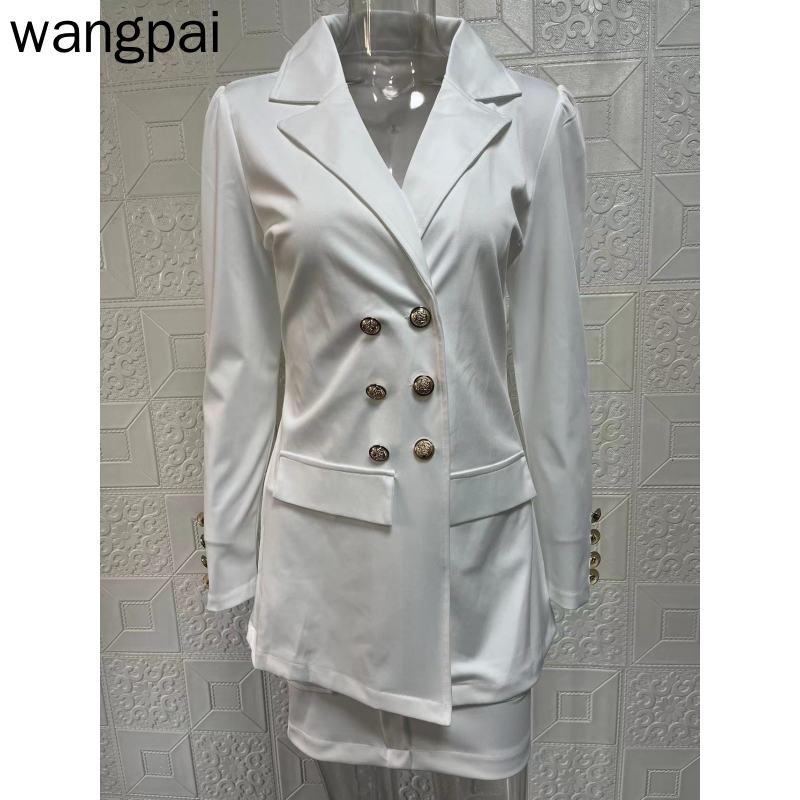 Женский осенне-зимний повседневный костюм с длинными рукавами, куртка с юбкой и принтом, комплект из двух предметов