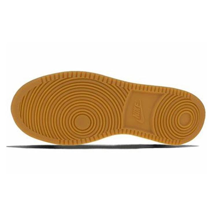 Nike Court Borough Mid Grade School 'White Obsidian Gum' (Unisex) White / Obsidian / University Red Kids' Skateboarding Shoes 839977 107