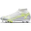 Mercurial Superfly 8 Academy MG Metallic Silver Volt Мужские кроссовки Белый Черный CV0843-107
