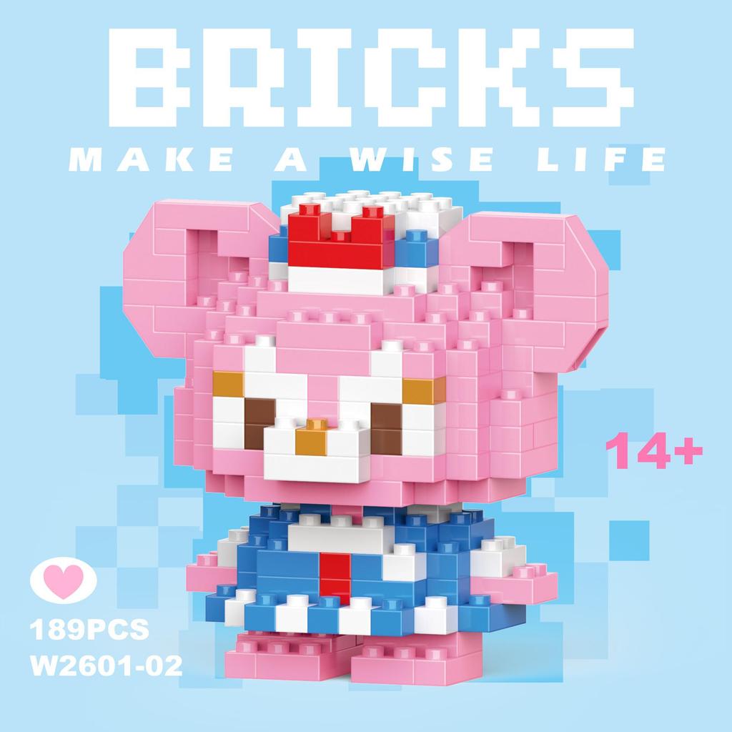 Совместимые с Lego мультяшные фигурки, строительные блоки - развивающие игрушки для детей, подарок в закрытой коробке