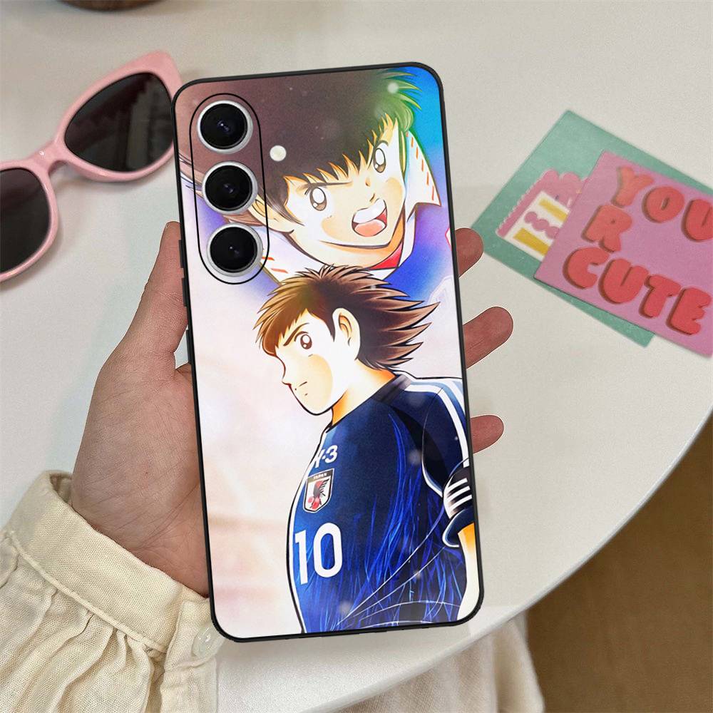 Чехол для телефона с аниме Капитан Цубаса Для Samsung S 24 fe 25 Ultra plus 20 lite 21 30 22 23 24 22 Ultra 5G Fundas