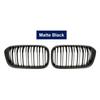 Car Front Bumper Grilles Kidney Racing Grill For BMW 1 Series F20 F21 LCI 120i 2016 2017 Double Slat Replacement Grille