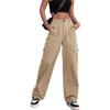 Summer Women's Casual Pants High Waist Wide Leg Work Pants Women's Long Pants