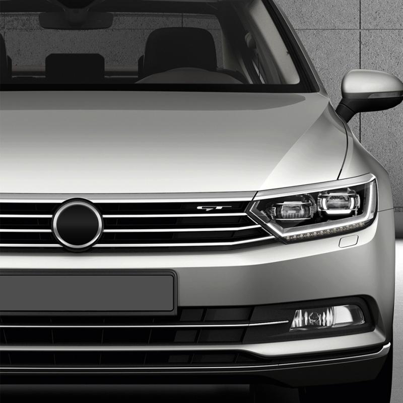 Автомобильная наклейка Значок на решетку радиатора GT Head Металлическая наклейка-эмблема Для Hyundai Sorento Sportage Rio Ceed Peugeot 208 Аксессуары Volvo