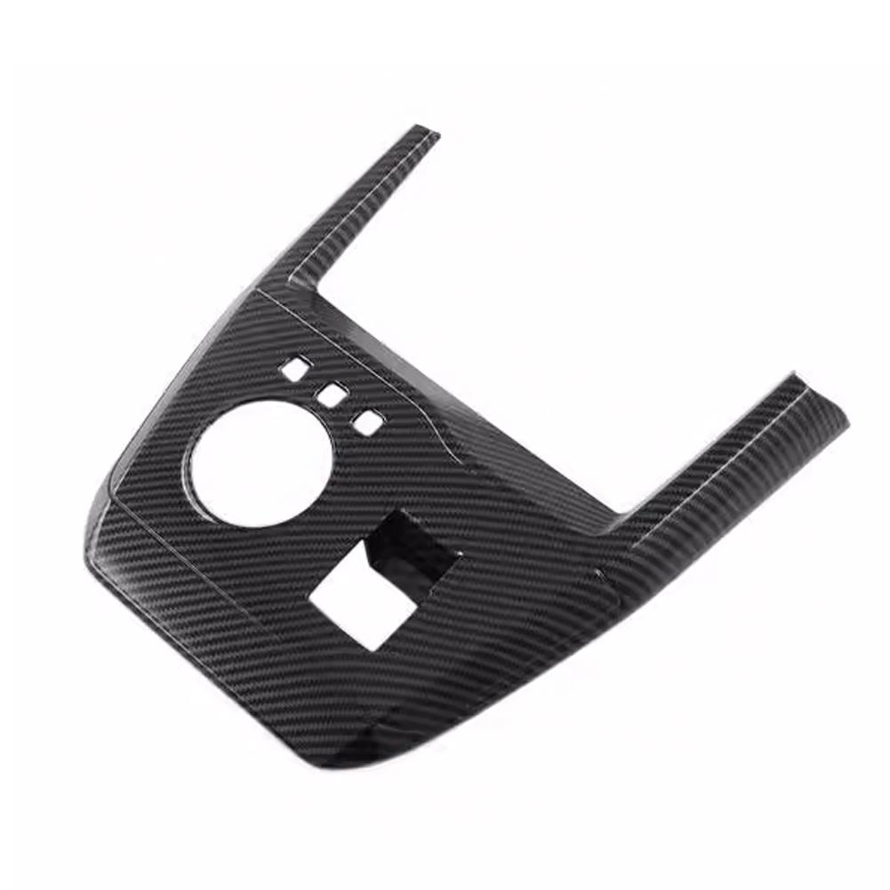 1PC Carbon Fiber Car Center Console Cover Trim Gear ShiftsPanel Frame Sticker for MG4 EV Mulan F19A 2023