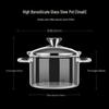 Shangqi 1300ML High Borosilicate Glass Stew Pot