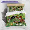 3pcs The Little Mole pattern bedding set duvet cover set includes duvet cover &pillowcases, perfect all season bedroom decoration & gift