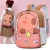 School Bag Kapibara 3-6 Years Old Boys and Girls Backpack Cute Cartoon Preschool Children