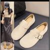 Туфли без застежек для женщин Мягкие круглые носки Осенние сабо Платформа Повседневные кроссовки Кроссовки с закрытым носком Туфли без застежек Летние новые ретро