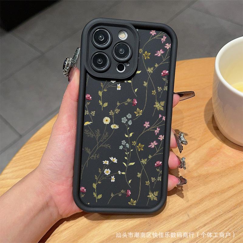 Цветочная линия для чехла мобильного телефона iPhone 11/12/13/14/15 Apple 16promax полноразмерный X/XS