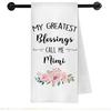 Nani Grandma Godmother Gifts Kitchen Towels, God Mother Gifts for Women Dish Tea Towels, The Best Nani Get Promoted to Godmother Decorative Hand