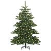 Artificial Foldable Christmas Tree Green 150 cm PVC and Steel