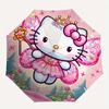 Hello Kitty,Fairy Automatic opening and closing folding umbrella with 8 rib frame and compact travel design,perfect for all occasions | St