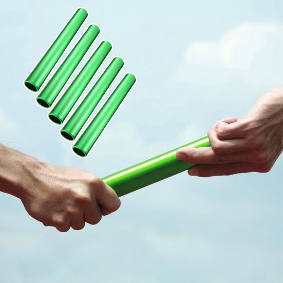 5 шт. алюминиевых эстафетных палочек для легкой атлетики, эстафетных палочек для бега, командного оборудования для студентов, спортсменов, офиса, занятий спортом на открытом воздухе