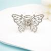 Elegant Butterfly Hair Claw Clip With Dazzling Rhinestones For Women Securely Hold Metal Hairpin Accessory