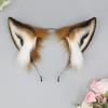Plush Fabric Hair Hoop Imitation Animal Ears Handmade Headband Cosplay Parties Elastic Headband Hair Accessory