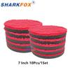 Sharkfox 3/4/5/6/7 Inches  Microfiber Polishing Pad For Cars Body Polish Wax Buffer Pad Wash Cleaning Micro Fiber Polishing