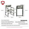 JinQiDun Portable Outdoor Folding Training Chair