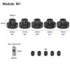 uxcell M1 Mod1 Pinion Gear Set, 5mm Shaft, 18T, 19T, 20T, 21T, 22T Motor Gears, Hardened Steel Pinion Gears with 3.17mm Coupler for RC Cars (Set of 5)