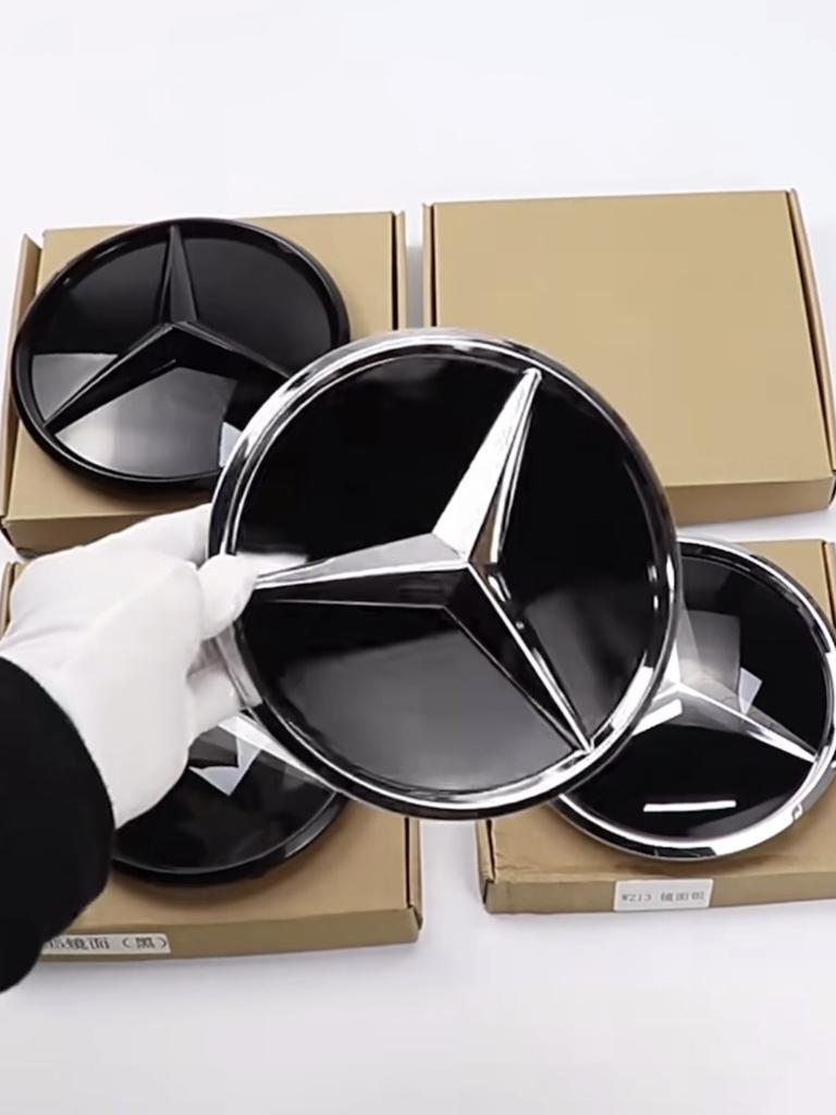 Эмблема на решетку радиатора в стиле сетки для Mercedes-Benz W205 W212 W213 W204 ML W166 CLA C117 A W176 W177 C W204 E GLK X204 GLA GLC