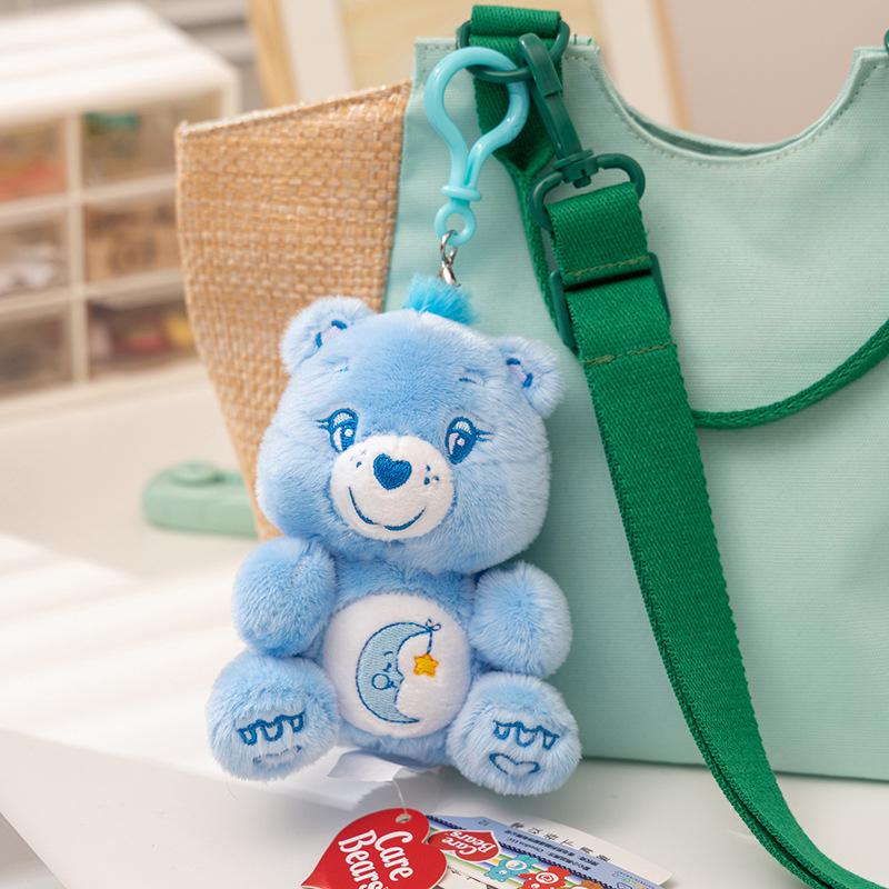 Оригинальный брелок-подвеска Care Bears Love Bear с функцией звонка, плюшевая игрушка