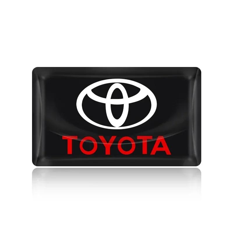 3D Эпоксидные Наклейки для Украшения Автомобиля Toyota на Руль и Приборную Панель