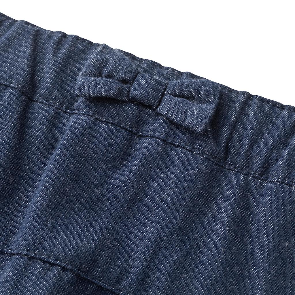 MIKIHOUSE HOT BISCUITS Брюки-юбка для мальчиков и девочек, темно-синий, 80 см, 73-3205-495