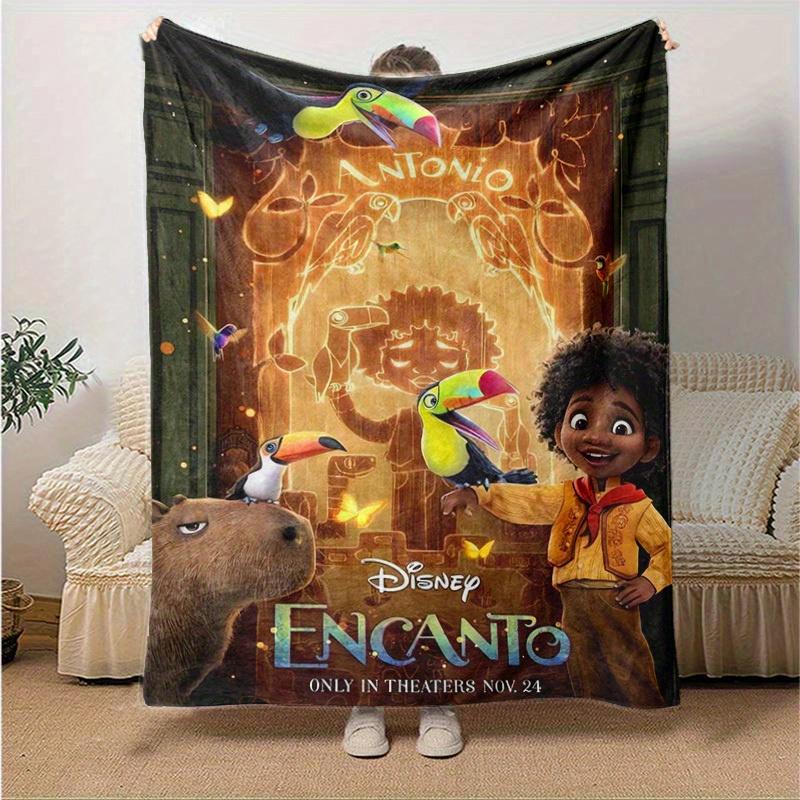 1 шт., Подарочный набор для декора дома по мотивам мультфильма Disney «Энканто» с уютными пледами для спальни, гостиной, путешествий, кемпинга, автомобиля