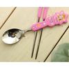 Secret Jouju Rumi Spoon and Chopsticks Case Set, Pink, Chopsticks + Spoon + Case