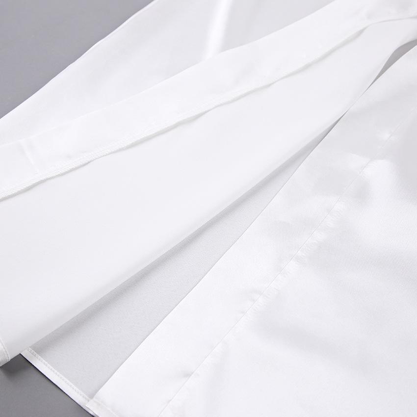 Spring Women's Nightgown Cardigan Feather Satin Robe Loose Long European American Bathrobe Ladies Home Wear