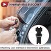 X Autohaux 1 шт. Разъем для лампы фары для Nissan Altima 09-16 № 262409M400/26240-9M400 Разъем лампы накаливания 2-контактный