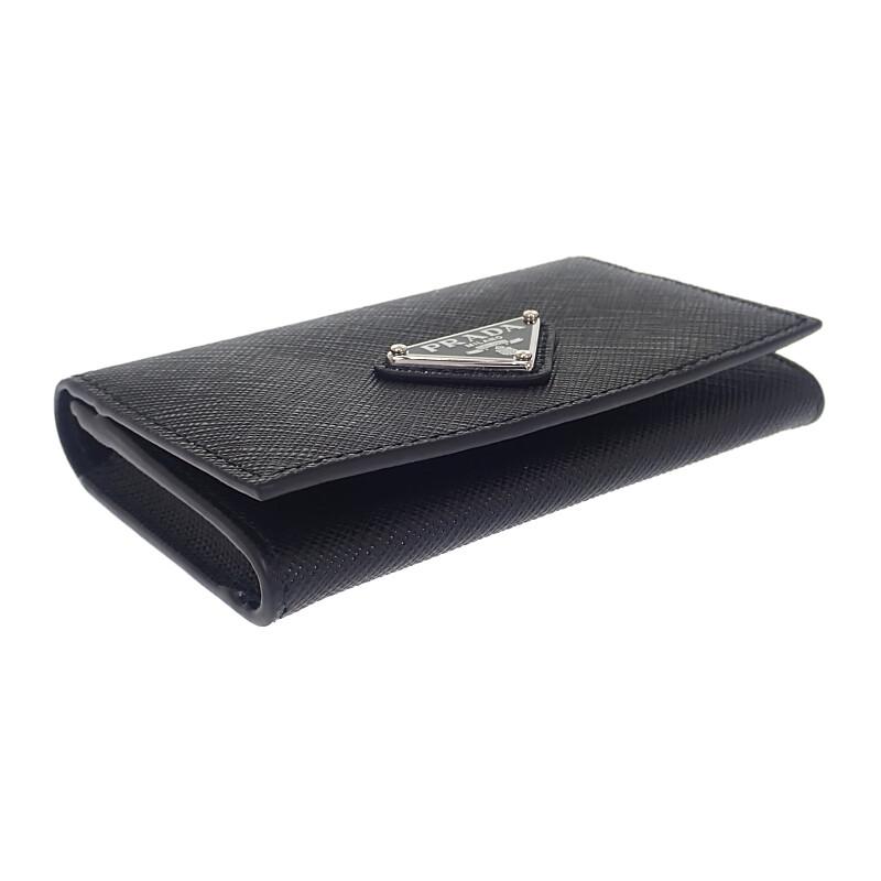 PRADA  1MC110_QHH_F0632 Card Case black Safiano Women