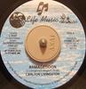 7inch Record CARLTON LIVINGSTON - Armageddon NONE Life Music Jamaica Reggae, Ska & Dub Used
