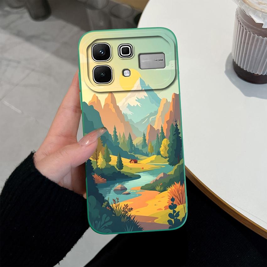 Для Infinix Note 60 Pro Ultra 50 40 Pro+ 50X 50S 40X 30 Pro VIP 30i Note Edge Чехлы для телефонов Мистическое Искусство Солнца и Луны Защита Камеры Легкий Бампер