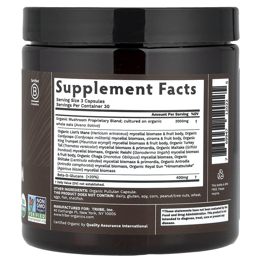 Golden Mushroom Blend, 90 Capsules