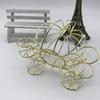 Creative Pumpkin Carriage Decor Golden Candy Box Pumpkin Cart Gift