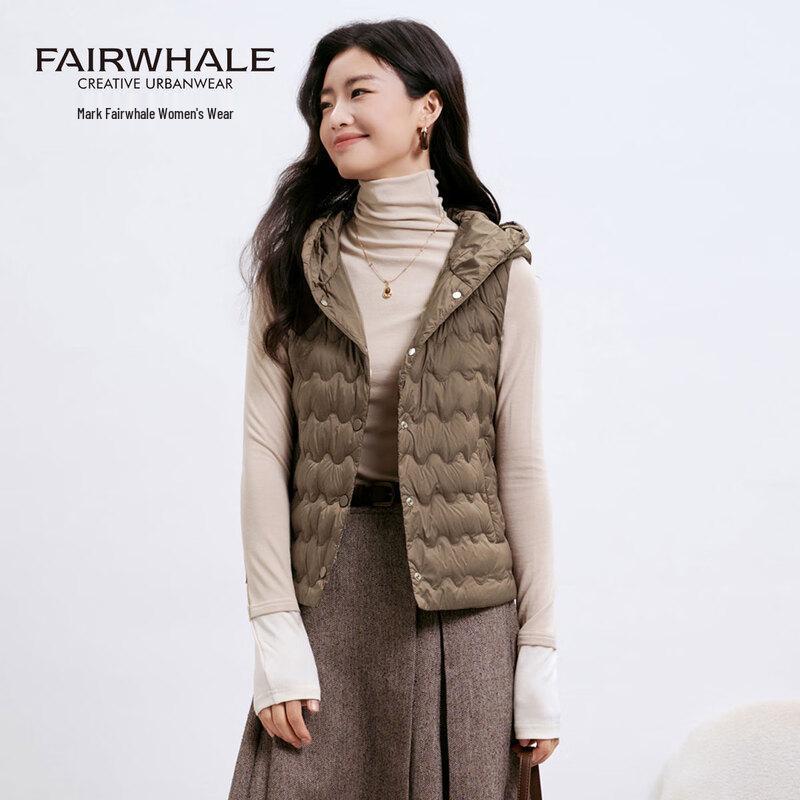 Женский пуховый жилет с капюшоном Mark Fairwhale
