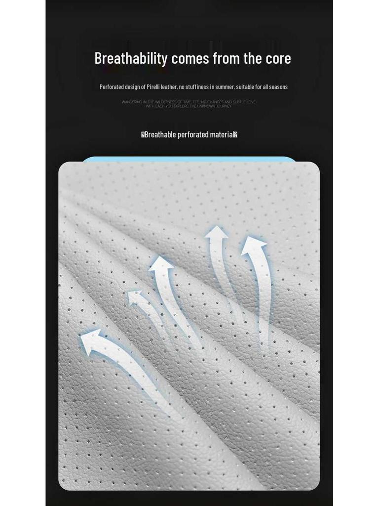 Geometry E Universal Leather Car Seat Covers - Full Coverage, All-Season