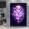 Canvas Painting High Quality  Mewtwo Espeon Poster Bright and Long Lasting Colors Modern Living Room Decor Gifts Classic