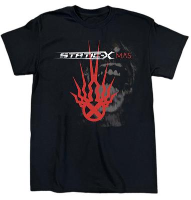 Новая коллекция футболок Static X Хлопок Черный Все Размеры Футболка TT199 Унисекс Футболка