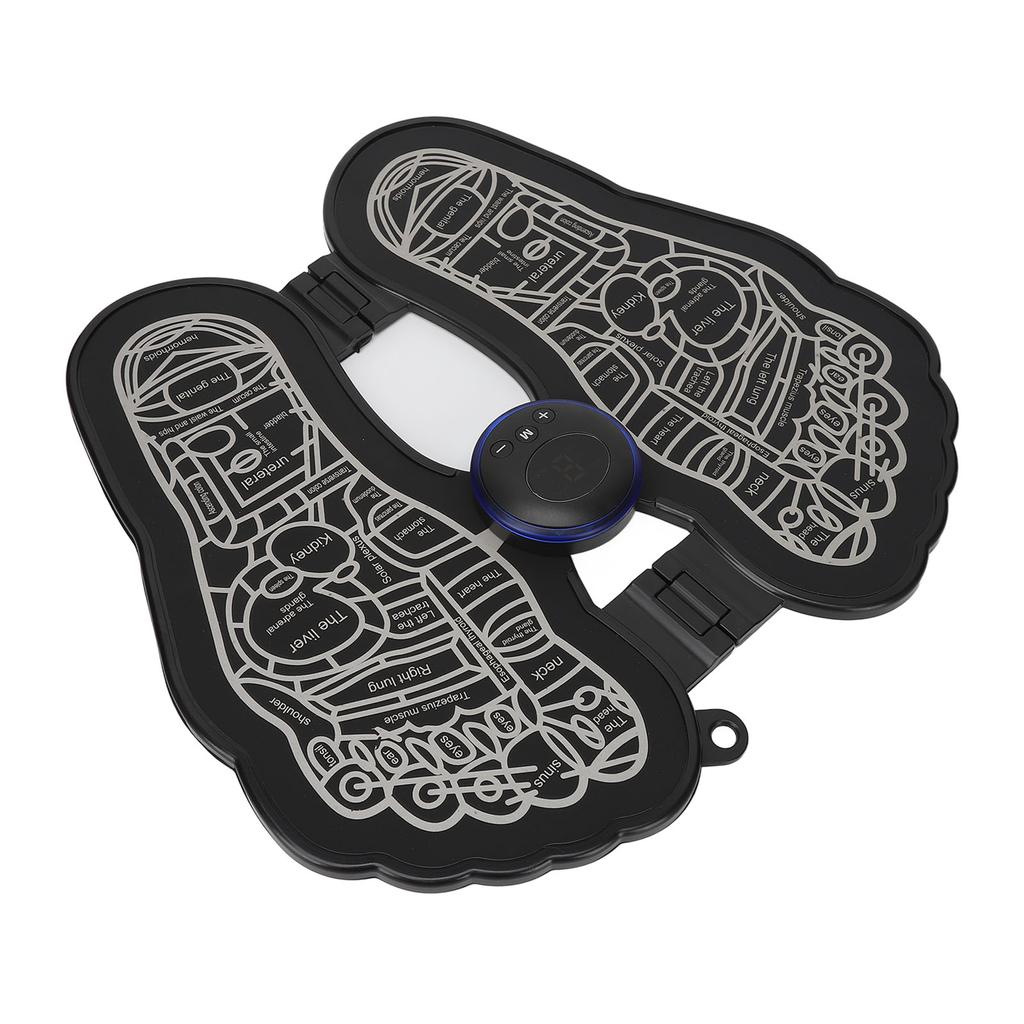 Электрический EMS-массажер для ног, перезаряжаемый массажер для мышц ног, подушка для снятия усталости