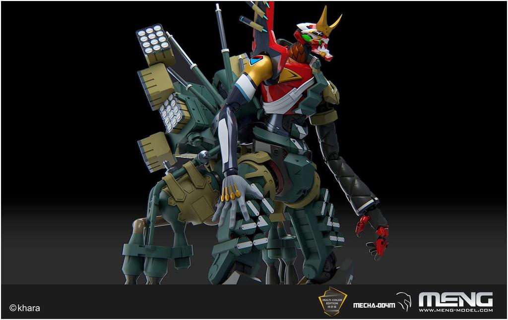 GSI Creos Mon Модель Evangelion Гуманоидное боевое оружие Android Evangelion Новый юнит 02 Многоцветная литая версия Полная высота Пластиковая модель