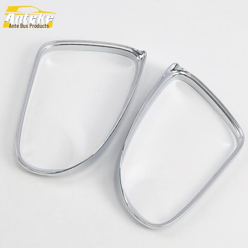 Angsino Rearview Mirror Rain Shield for 18 Models - Bright Ring Patch