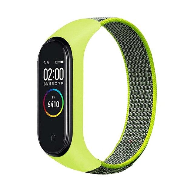 Сменный браслет для Xiaomi Mi Band 5 4 3 нейлоновый ремешок на запястье спортивный браслет для Mi Band 4 5 Miband 4 3 5 Band4 ремешок для умных часов