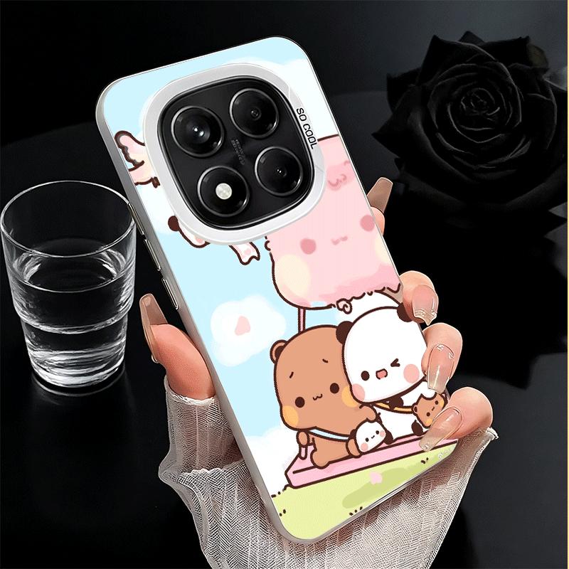 Bubu Dudu Мультяшный Милый Мягкий Чехол для Телефона для Samsung Galaxy S24 S25 FE S26 Edge S23 Ultra S22 Plus S21 + Ударопрочный Чехол Задняя Сторона