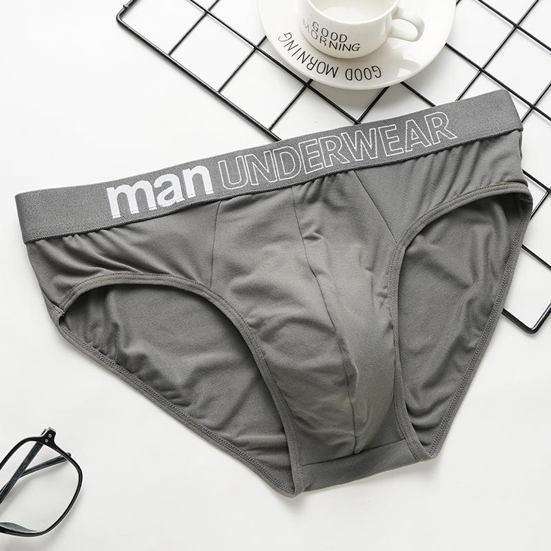 Мужские трусы большого размера, мужские эластичные трусы средней талии, дышащие, нижнее белье, трусики