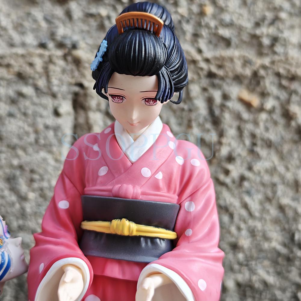 Фигурки Figuarts Клинок, рассекающий демонов Коюки Аказа Хакудзи Аниме Игрушка-экшн Kimetsu Yaiba Статуэтка Модель для коллекции Кукла ZERO ПВХ без Позы Артикулируемая Масштаб
