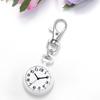 Clip Watch Keychain Analog Carabiner Watch Nurse Watch Pocket Watch Waterproof Outdoor Fashion Accessory