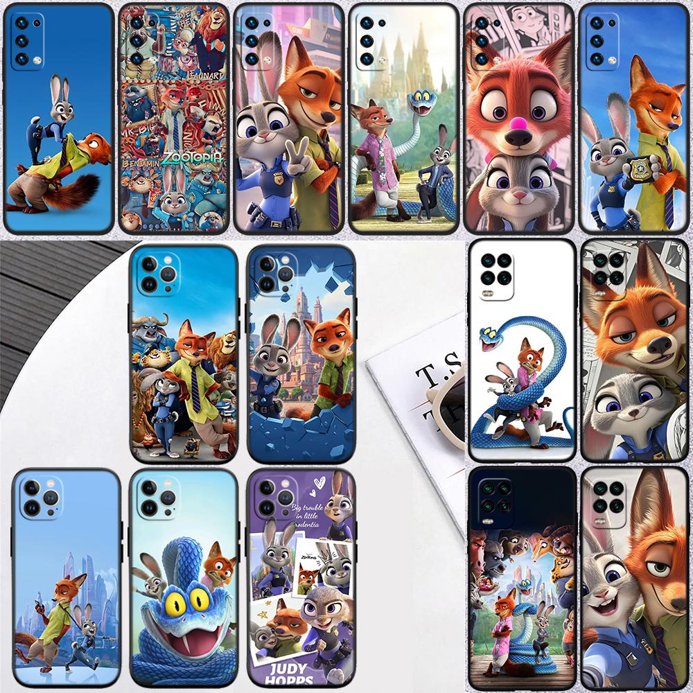 Чехол для телефона Disney Зверополис для Motorola Moto Edge 60 60s 70 G86 G56 G54 E14 G04S G45 G54 G64 Pro Power Neo Fusion